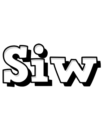 Siw snowing logo