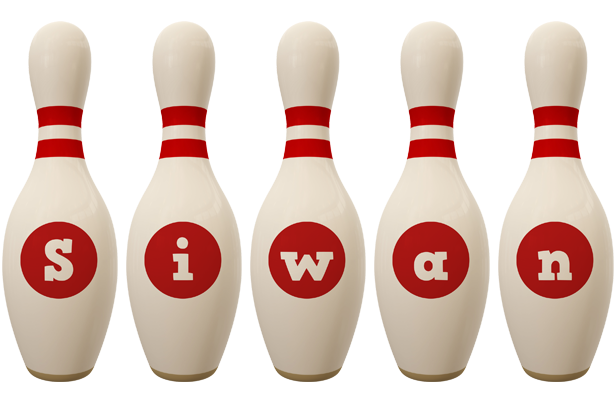 Siwan bowling-pin logo
