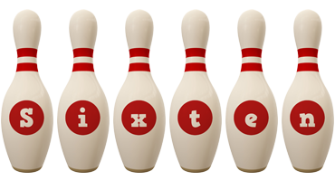 Sixten bowling-pin logo
