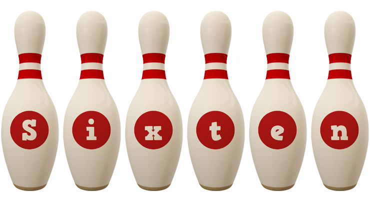 Sixten bowling-pin logo