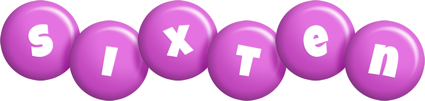 Sixten candy-purple logo
