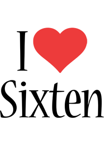 Sixten i-love logo