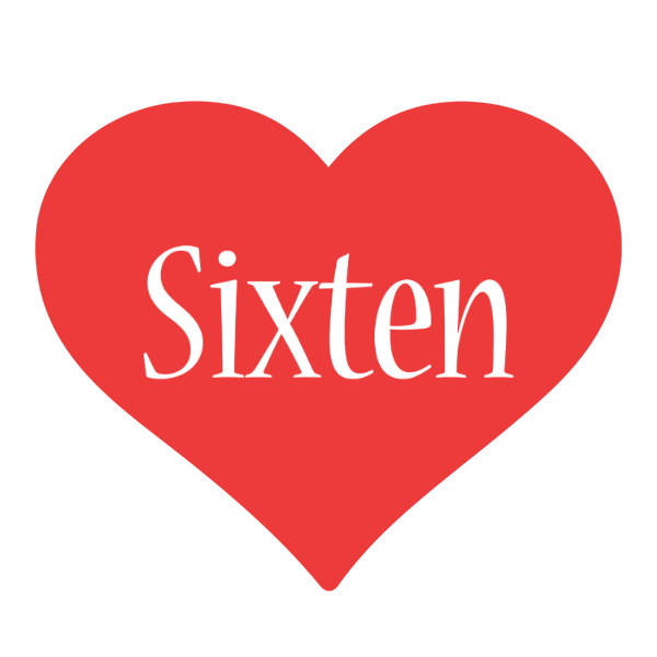 Sixten love logo