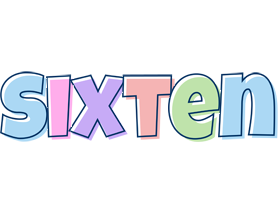 Sixten pastel logo