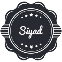 Siyad badge logo