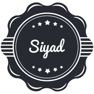 Siyad badge logo