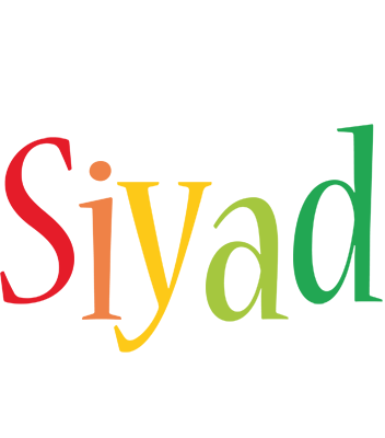 Siyad birthday logo