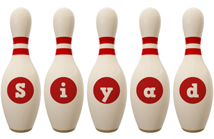 Siyad bowling-pin logo