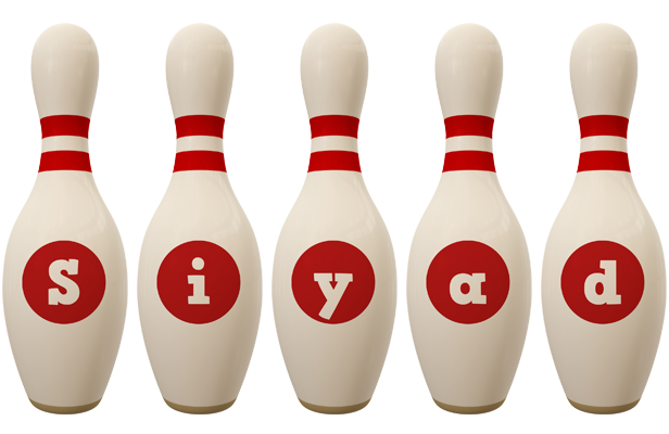 Siyad bowling-pin logo
