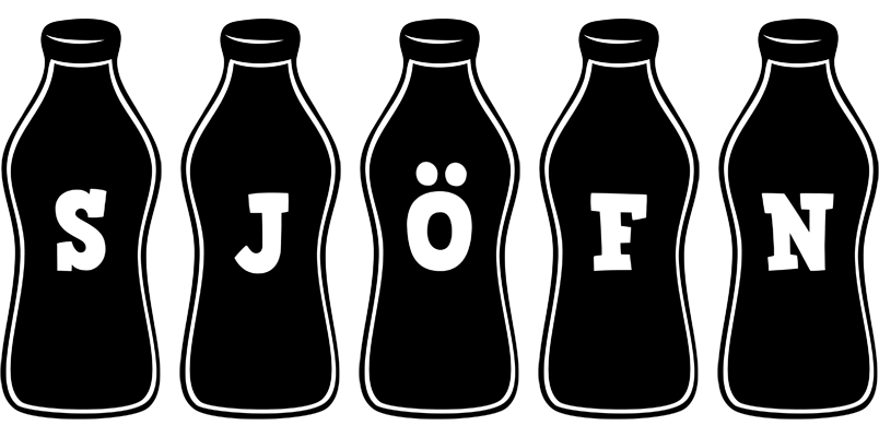 Sjöfn bottle logo