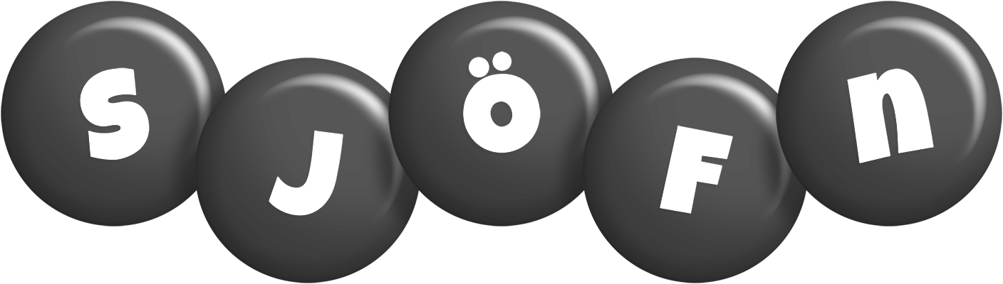 Sjöfn candy-black logo