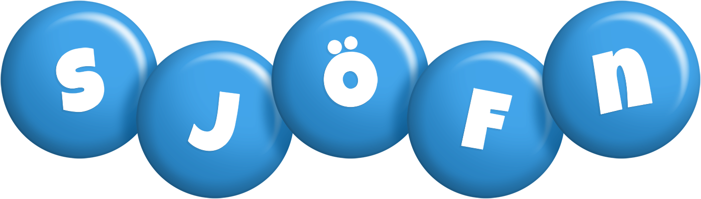 Sjöfn candy-blue logo