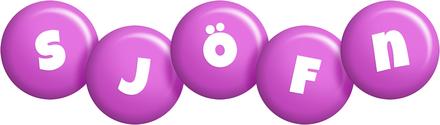 Sjöfn candy-purple logo
