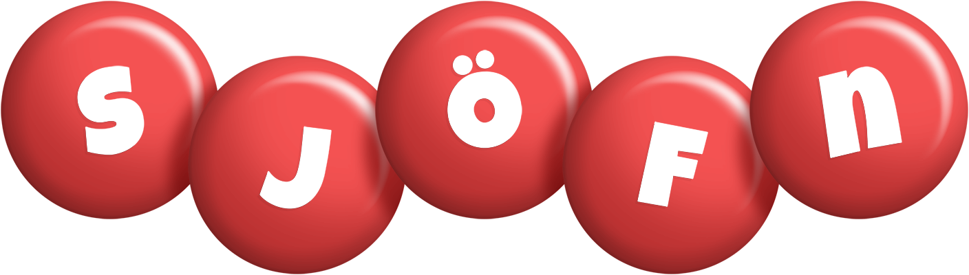Sjöfn candy-red logo