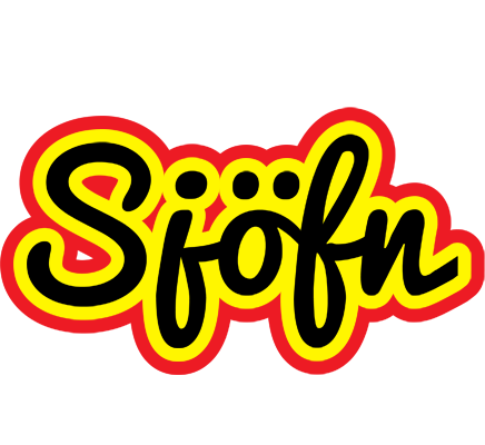 Sjöfn flaming logo