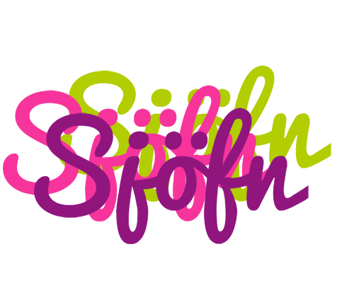 Sjöfn flowers logo