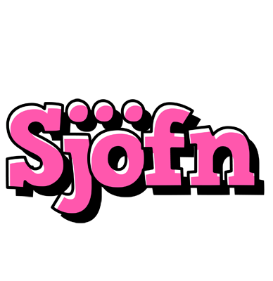 Sjöfn girlish logo