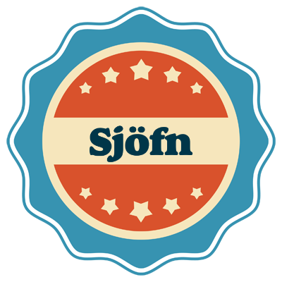 Sjöfn labels logo
