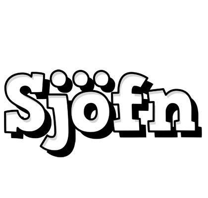 Sjöfn snowing logo