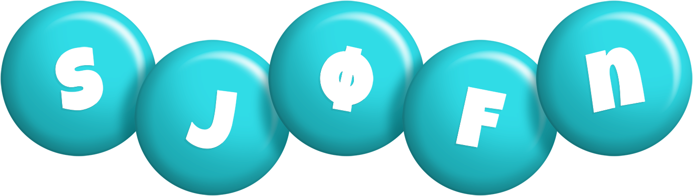 Sjøfn candy-azur logo