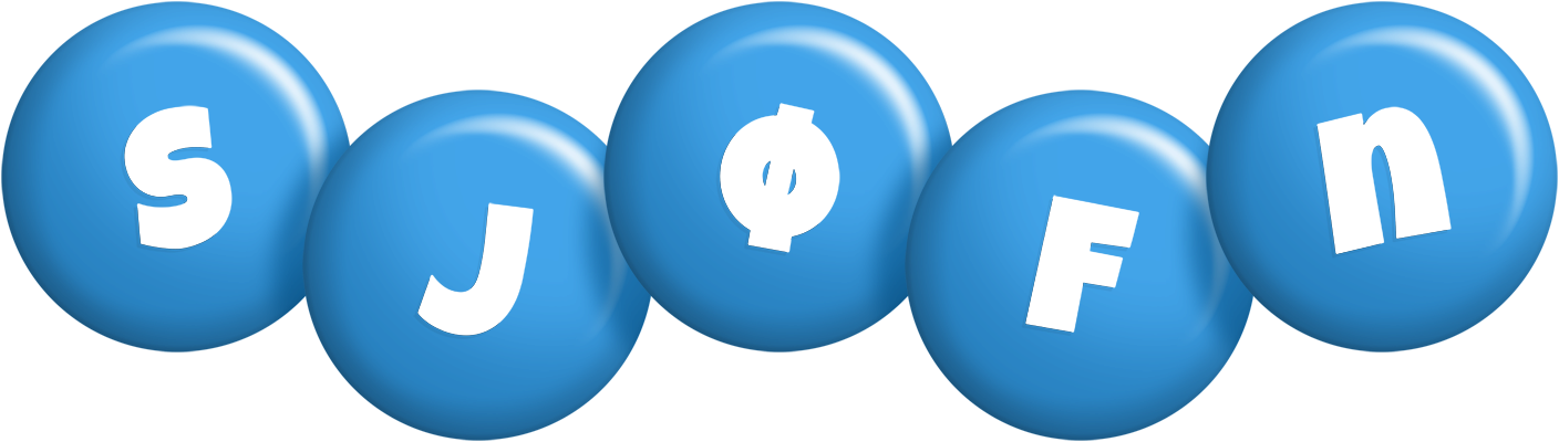 Sjøfn candy-blue logo