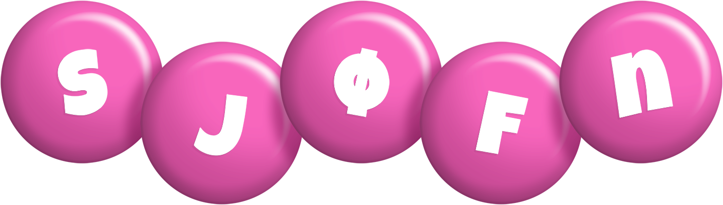 Sjøfn candy-pink logo