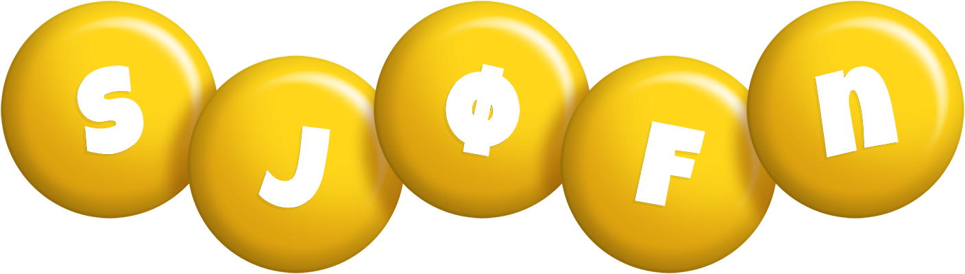 Sjøfn candy-yellow logo