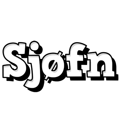 Sjøfn snowing logo