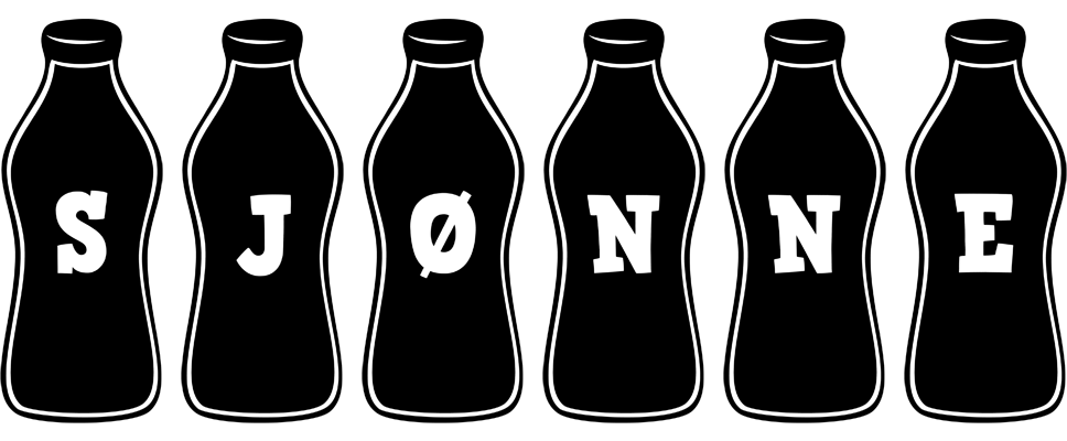 Sjønne bottle logo