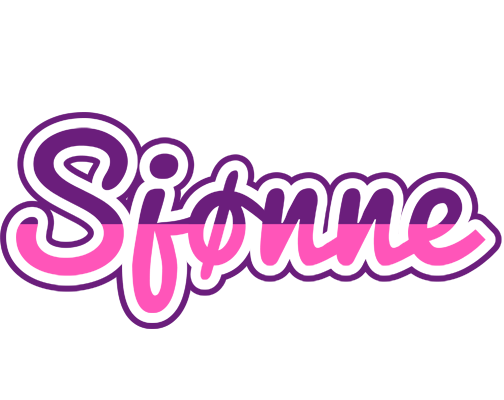Sjønne cheerful logo