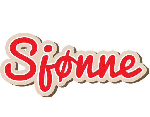 Sjønne chocolate logo