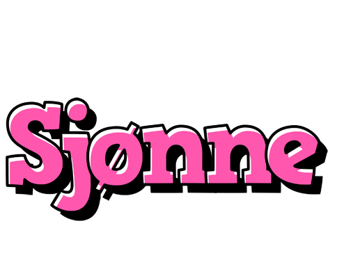 Sjønne girlish logo