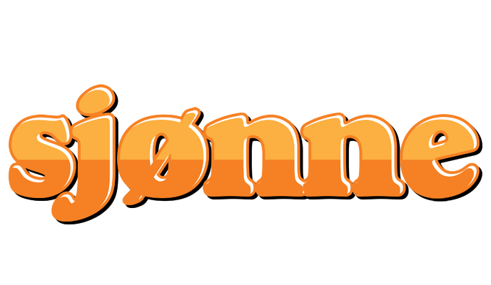 Sjønne orange logo