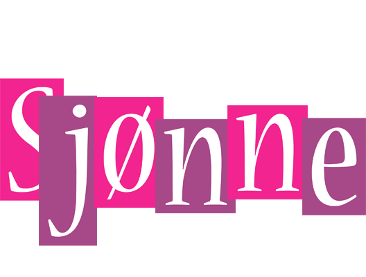 Sjønne whine logo