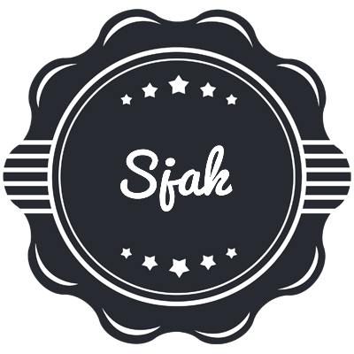 Sjak badge logo