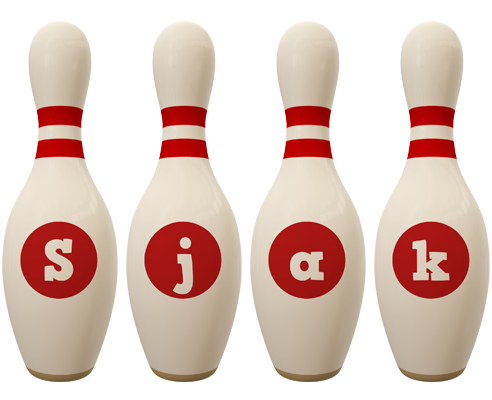 Sjak bowling-pin logo