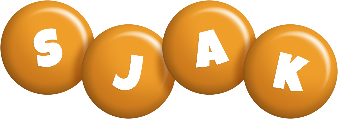 Sjak candy-orange logo
