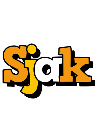 Sjak cartoon logo