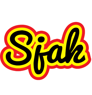 Sjak flaming logo