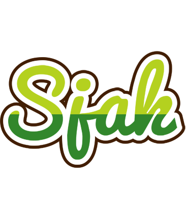 Sjak golfing logo