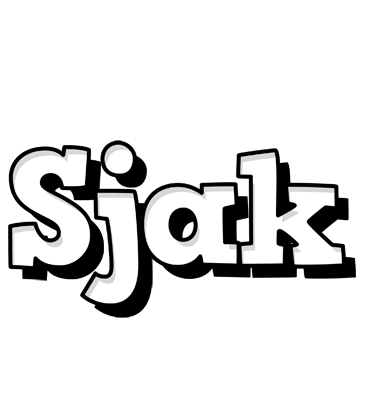 Sjak snowing logo