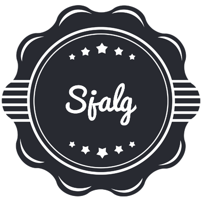 Sjalg badge logo