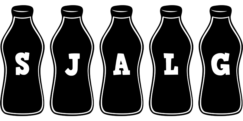 Sjalg bottle logo