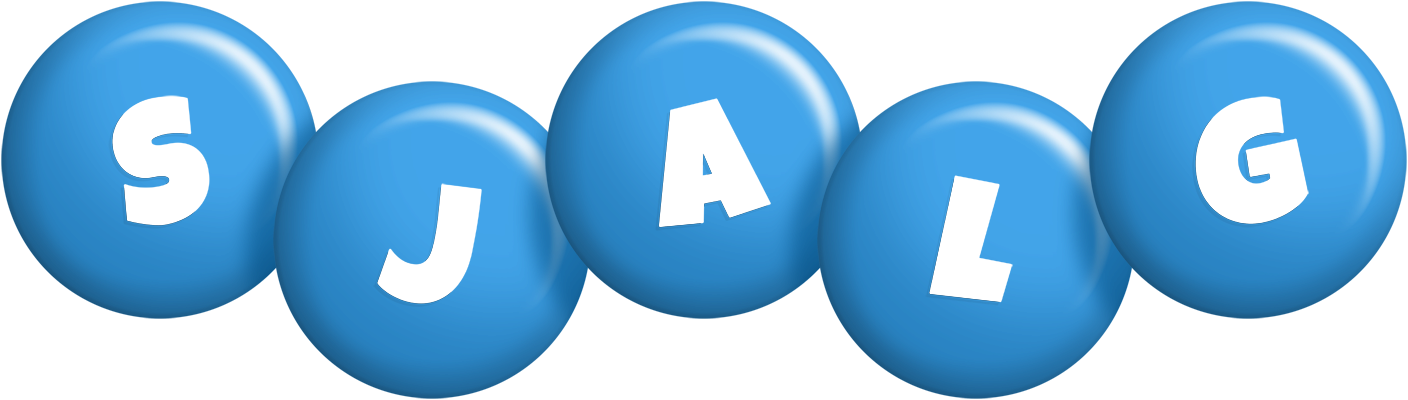 Sjalg candy-blue logo