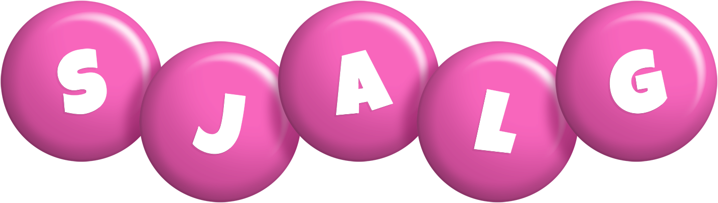 Sjalg candy-pink logo