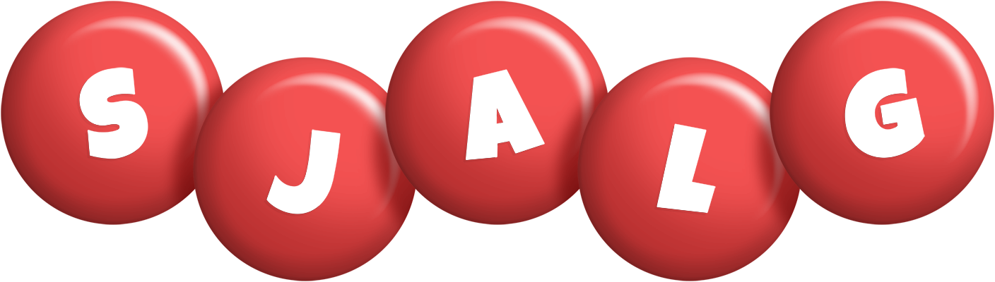 Sjalg candy-red logo