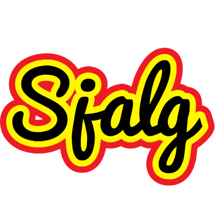 Sjalg flaming logo