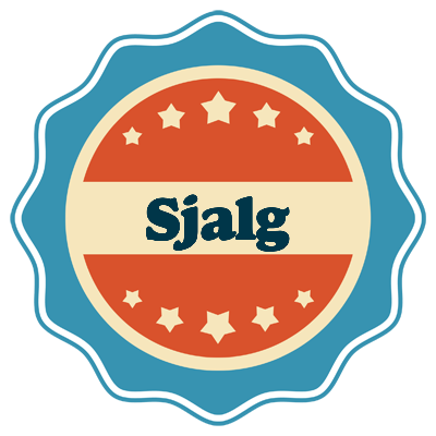 Sjalg labels logo