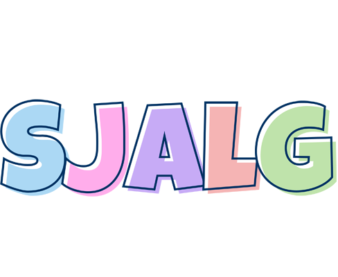 Sjalg pastel logo