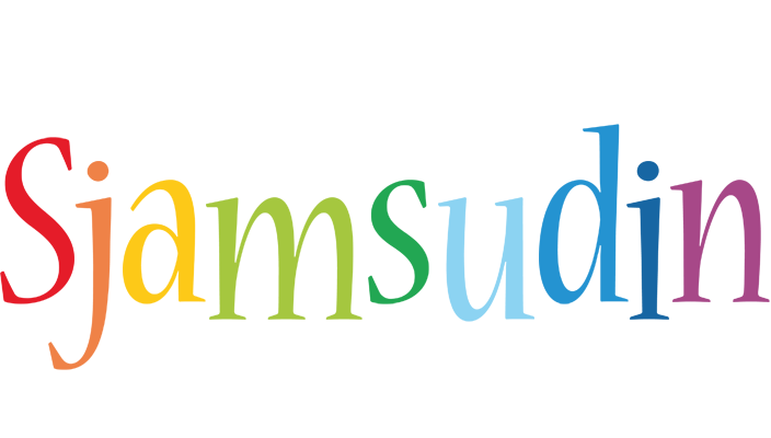 Sjamsudin birthday logo